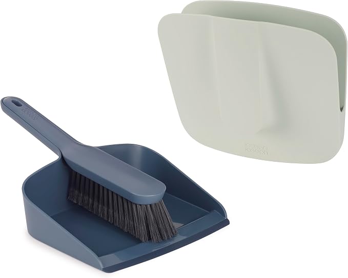 Joseph Joseph CleanStore Wall-Mounted Indoor Dustpan & Brush Set by JosephJoseph