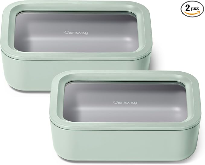 Caraway 2pc Glass Food Storage Set by Caraway