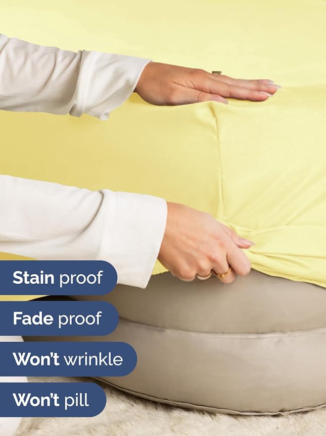 Extra Deep Full Fitted Sheet - Hotel Luxury Single Fitted Sheet Only - Easily Fits 18 inch to 24 inch Mattress - Ultra Soft, Wrinkle Free w/Extra Deep Pockets - Easy-Care, Breathable & Comfy - Yellow
