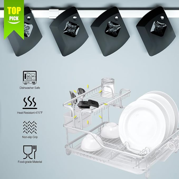 G.CATACC 4-Pack Pan Scrapers, Durable Plastic Dish Scraper Tool - Image 6