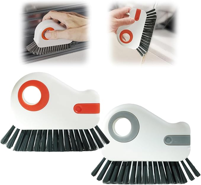 2 in 1 Groove Cleaning Brush, Upgrade Window Track Cleaning Tools, Window Sill by Unknown