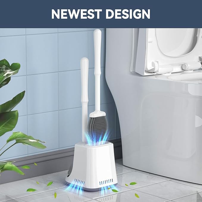 Unique Toilet Plunger and Brush, Silicone Brush and Heavy Duty Toilet Plunger - Image 2