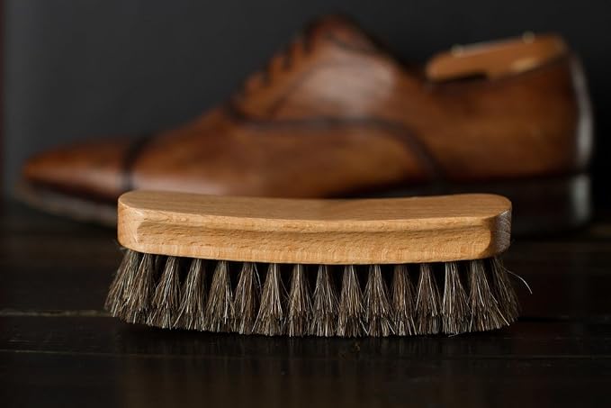 6" Mongolian Horsehair Shine Brush - Image 3