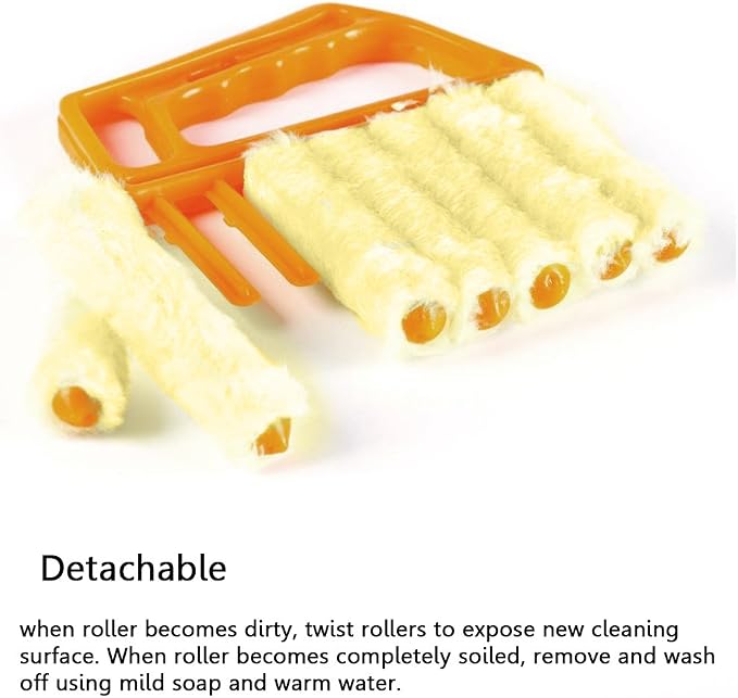 Blind Cleaner Brush, Blinds Dust Shutters, Mini Washable & Removable Window Air - Image 5