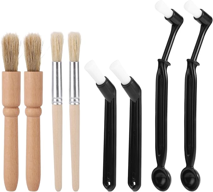 8pcs Coffee Cleaning Brush Set, Espresso Machine & Grinder Cleaning Brushes by Unknown