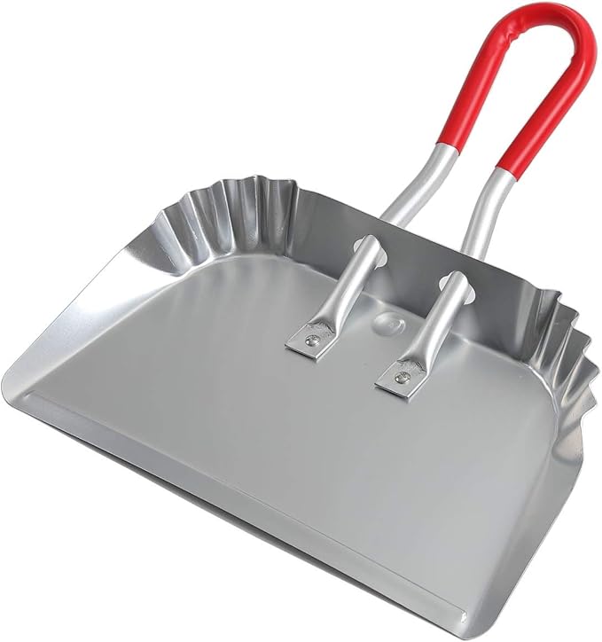 TOP DOG Metal Dustpan 17”, Aluminum Dust Pans Heavy Duty Does not Chip or Bend by TOPDOG