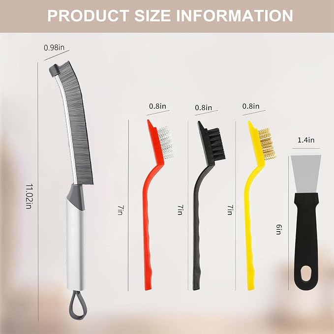 Crevice Cleaning Brush Set - Image 4