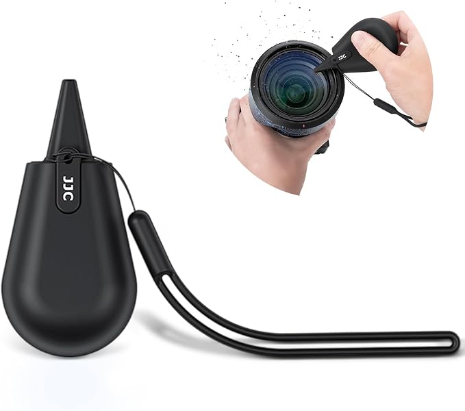 JJC Pocket-Sized Silicone Camera Dust Blower Lens Air Blower, Small Camera Lens by JJC