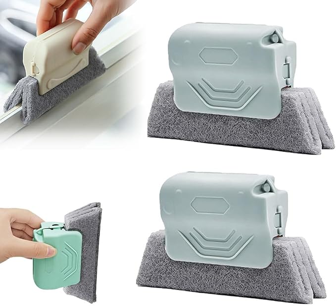 Magic Window Track Cleaner, 2025 New Window Groove Cleaning Brush Tools Set by SROCOPT2025NewFashion