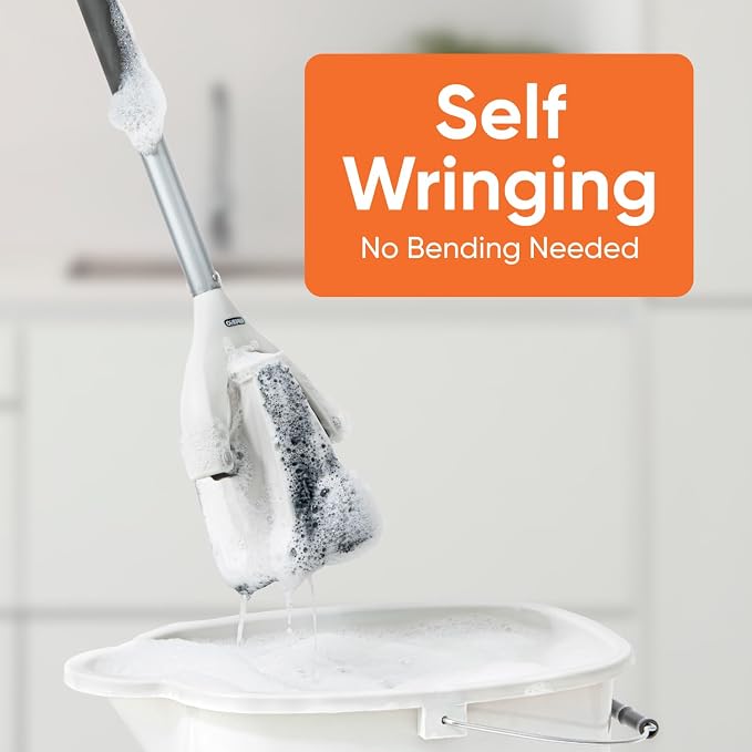 Superio Miracle Microfiber Self-Wringing Flat Mop - Image 4