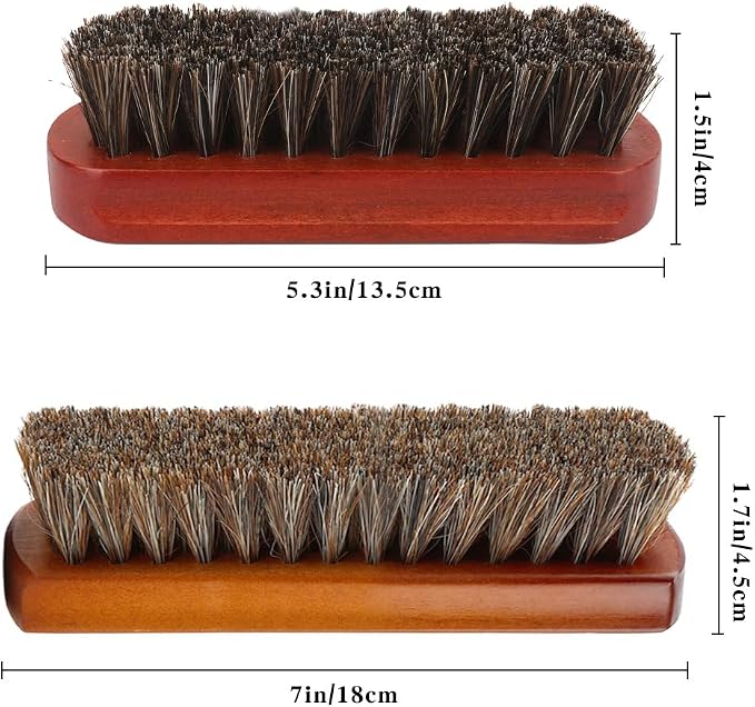 Shoe Brush, Horsehair Shoe Brush, Shoe Brushes - Image 3