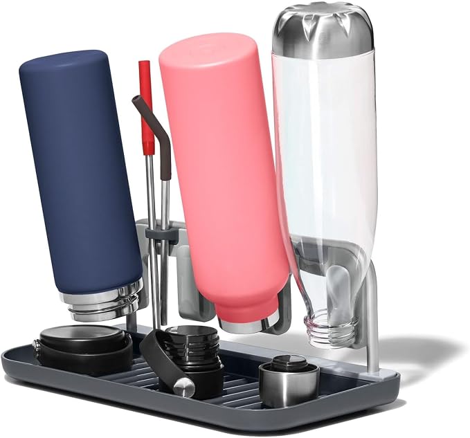OXO Good Grips Aluminum Frame Bottle Drying Rack by OXO