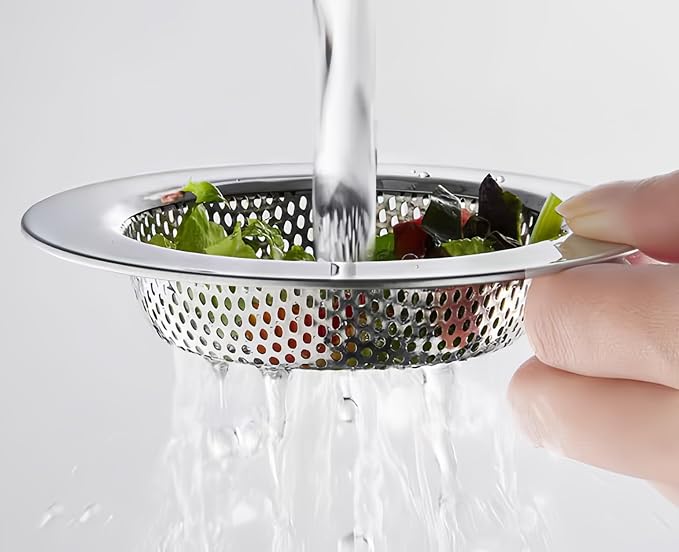 4 Pack Kitchen Sink Strainer. Outer Diameter 4.35 inch, Inner Filter Diameter - Image 3
