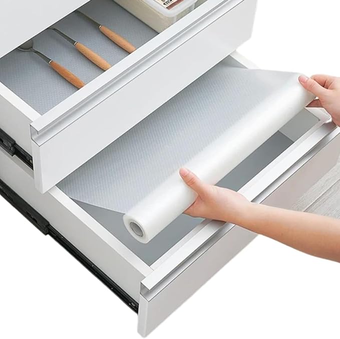 Shelf Liner Drawer Liner for Kitchen Cabinets Non-Adhesive by Linda’s Essentials by LindasEssentials