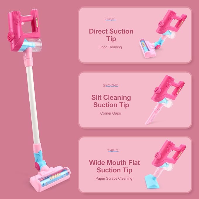 Kids Vacuum Cleaner Toy for Toddlers - Image 2