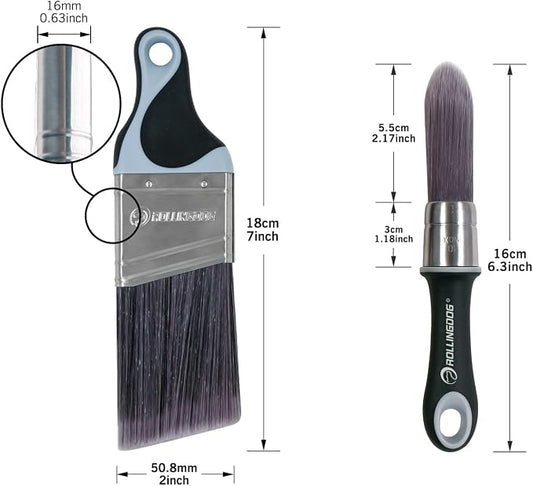 ROLLINGDOG 2 Inch Trim Paint Brush - Image 2