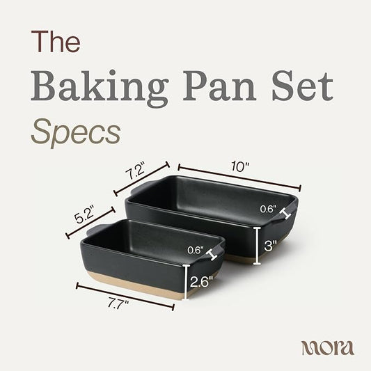 Mora Ceramic Set of 2 Baking Dishes - Image 2