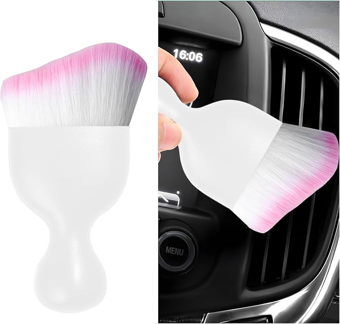 Car Interior Dust Brush, Soft Scratch Free Auto Detailing Brushes, Universal by Dickno
