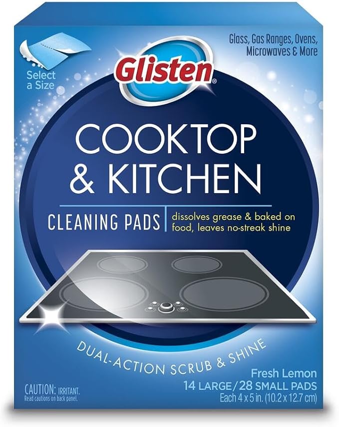 Glisten Cooktop and Kitchen Cleaning Pads by Glisten