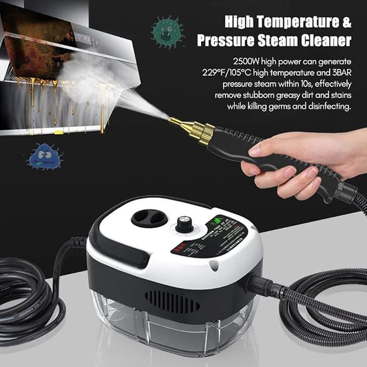 Decdeal Steam Cleaner - 2500W High Temperature Pressurized Handheld Steam - Image 2