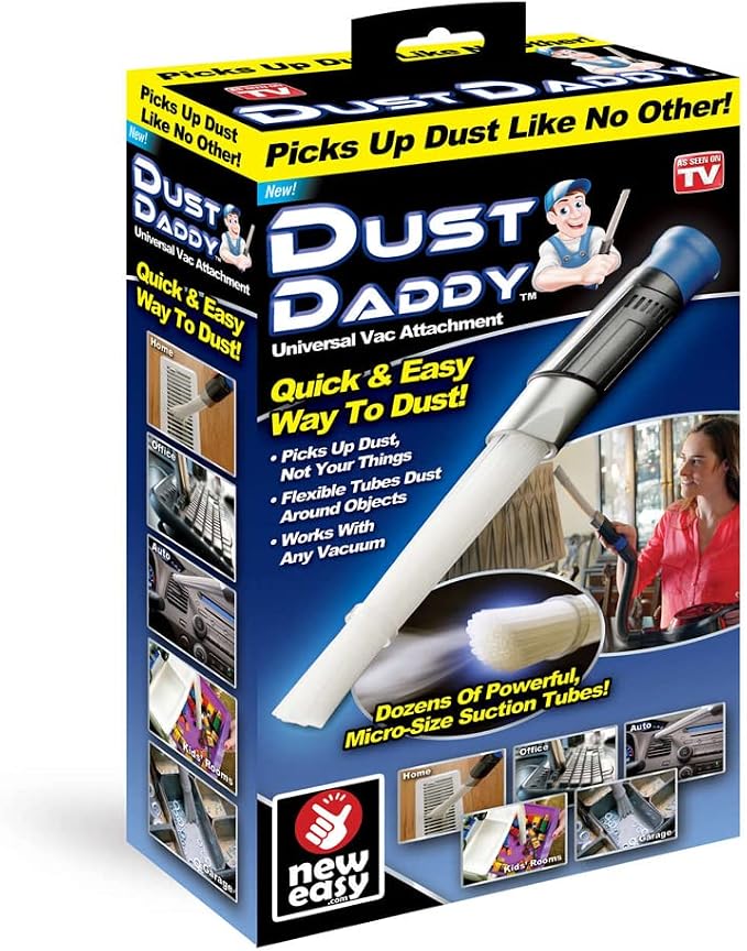 Ontel Dust Daddy | Universal Vacuum Cleaner Attachment | Dust and Dirt Remover - Image 7