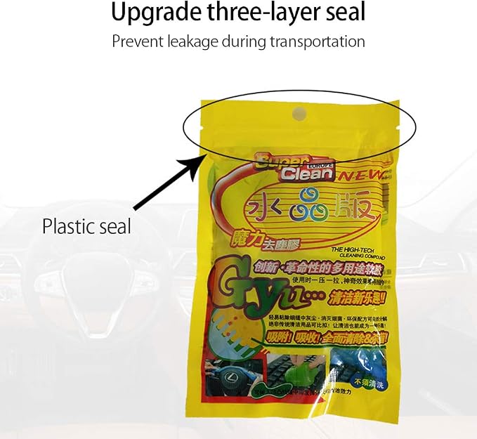 Car Cleaning Gel, 75g/2.6oz 1 Pack Car Detailing Tools, Universal Cleaning Kit - Image 9