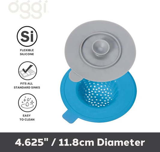 OGGI Silicone Sink Strainer & Stopper Set- Great Kitchen Sink Strainer - Image 2