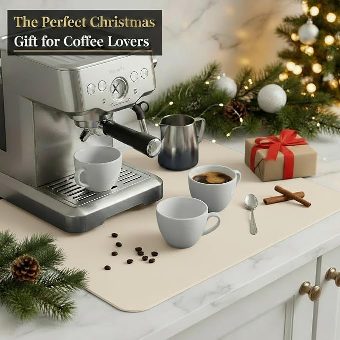 Dish Drying Mat Super Absorbent – 16" x 18" Coffee Mat - Image 8