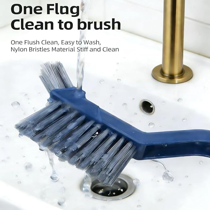 Crevice Cleaning Brush, 2 Pack Multi-Purpose Hard Bristle Brushes - Image 6