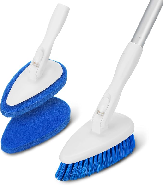 Qaestfy Shower Bathtub Tub and Tile Scrubber Brush by Qaestfy