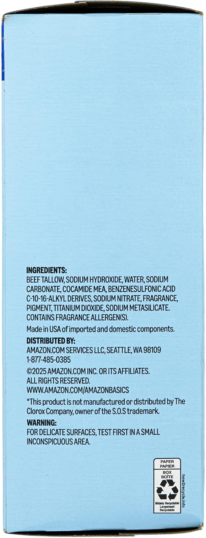 Amazon Basics Steel Wool Soap Pads, Cuts Grease and Removes Rust - Image 3