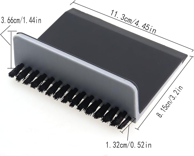 Black Kitchen Sink Scraper Cleaning Brush Stove Top Wipe Glass Scraping Tool - Image 2