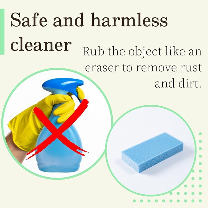 Rust Eraser for Knives Kitchen Stoves Wood Finish and Bicycles Multi Purpouse - Image 5