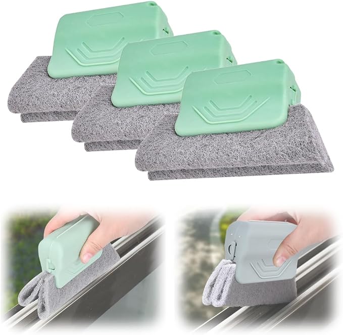 Magic Window Track Cleaner, 2025 New Groove Cleaning Brush Tools Set, Hand-held by Eadwe