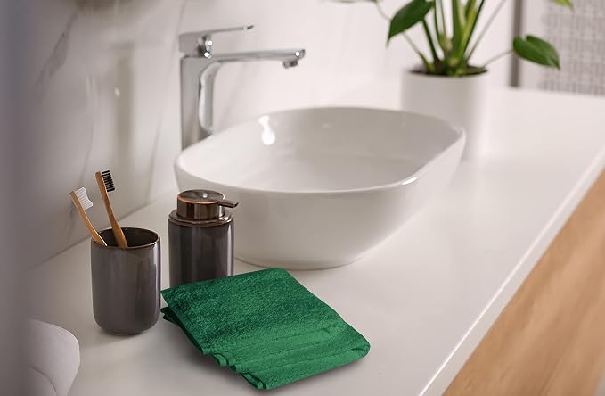 Softolle 100% Cotton Washcloths 24 Pack Soft, Highly Absorbent Washcloth - Image 4