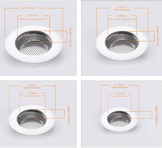 Shower Drain, Bathtub Drain Cover, Sink Tub Drain Stopper, Sink Strainer - Image 2