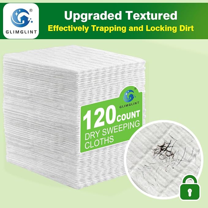 GLIMGLINT Dry Sweeping Cloths Pads Compatible - Image 2