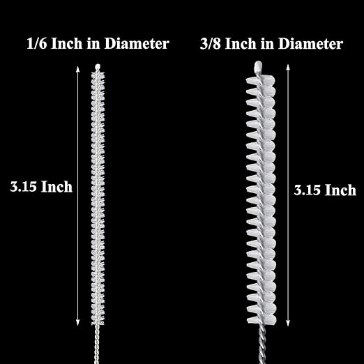 4 Pieces Feeding Tube Brushes, Long Pipe Cleaners Straw Cleaning Brushes - Image 3