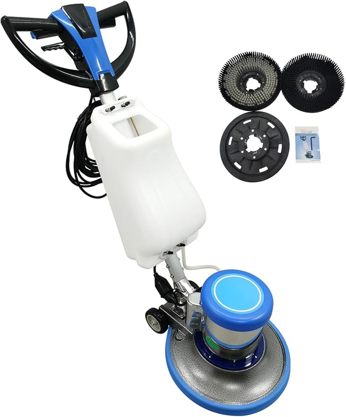 110V Floor Polisher Commercial Floor Scrubber Machine, Carpet Buffer Scrubber by WYDDDARY