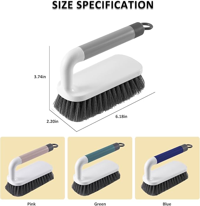 Scrub Brush, Scrubbing Cleaning Brushes, Heavy Duty Cleaning Brushes - Image 7