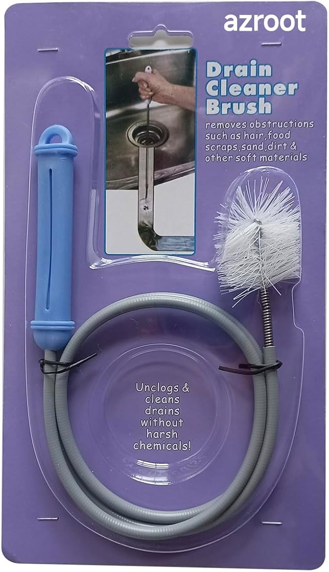59 Inch Drain Cleaner Brush, Pipe Cleaner Clog Remover - Image 5