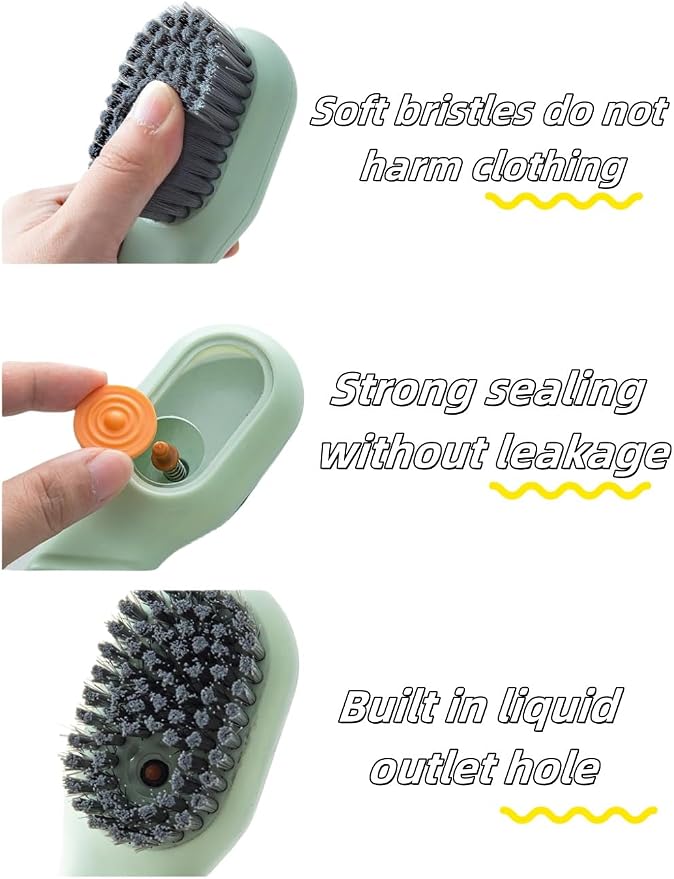 luvilly2Pack Multifunctional Laundry Brushes, Cleaning Brush - Image 4