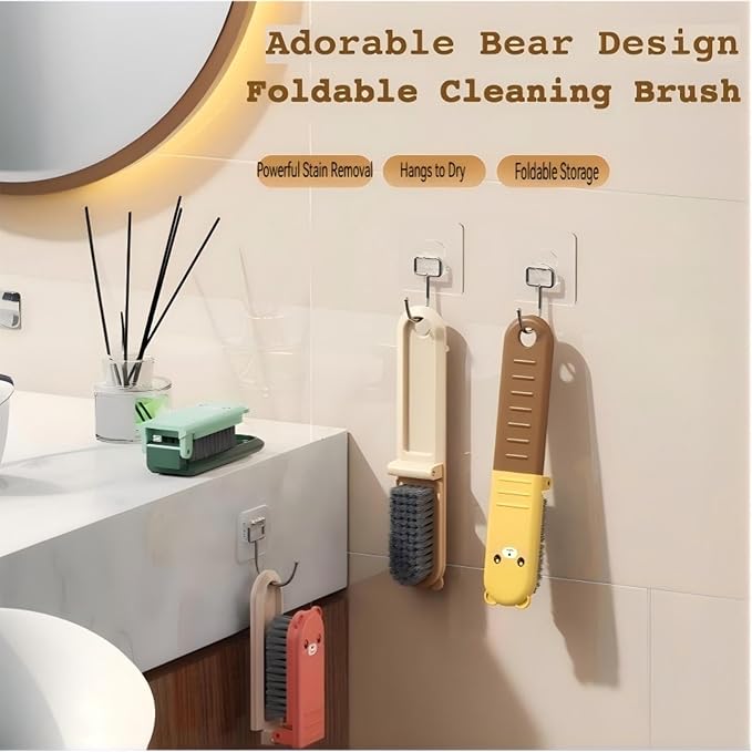 Little Bear Folding Portable Shoe Brush - Image 5
