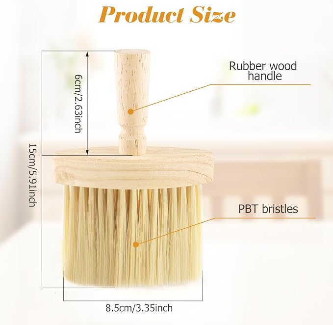 4pcs Wooden Window Groove Cleaning Brushs Soft Bristles Wood Handle Dust Brush - Image 2