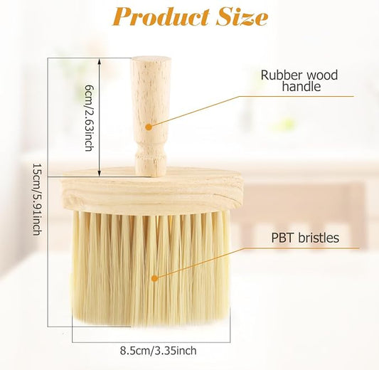 4pcs Wooden Window Groove Cleaning Brushs Soft Bristles Wood Handle Dust Brush - Image 2