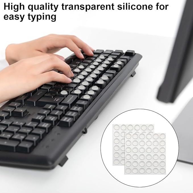 72 Pcs Raised Keyboard Sticker for Long Nails, - Image 6