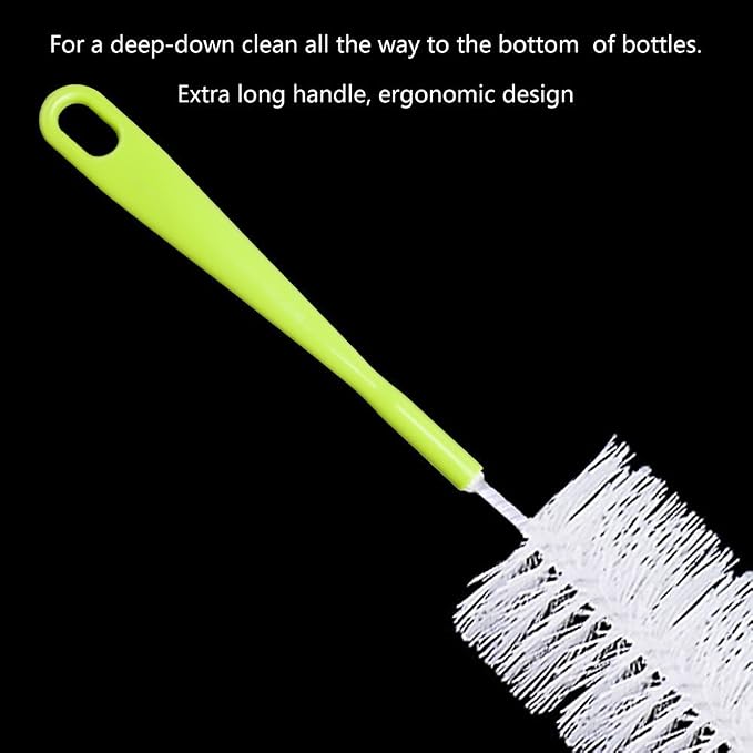 TISSA Long Bottle Cleaning Brush 18" Extra Long x 2.17" Extra Wide Brush - Image 3