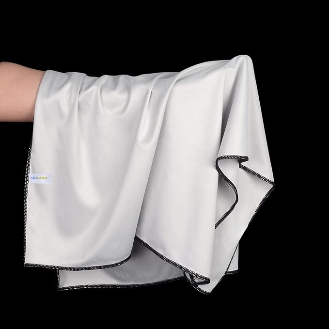 SINLAND Microfiber Glass Polishing Cloths Large Size Thick Lintless Drying - Image 6