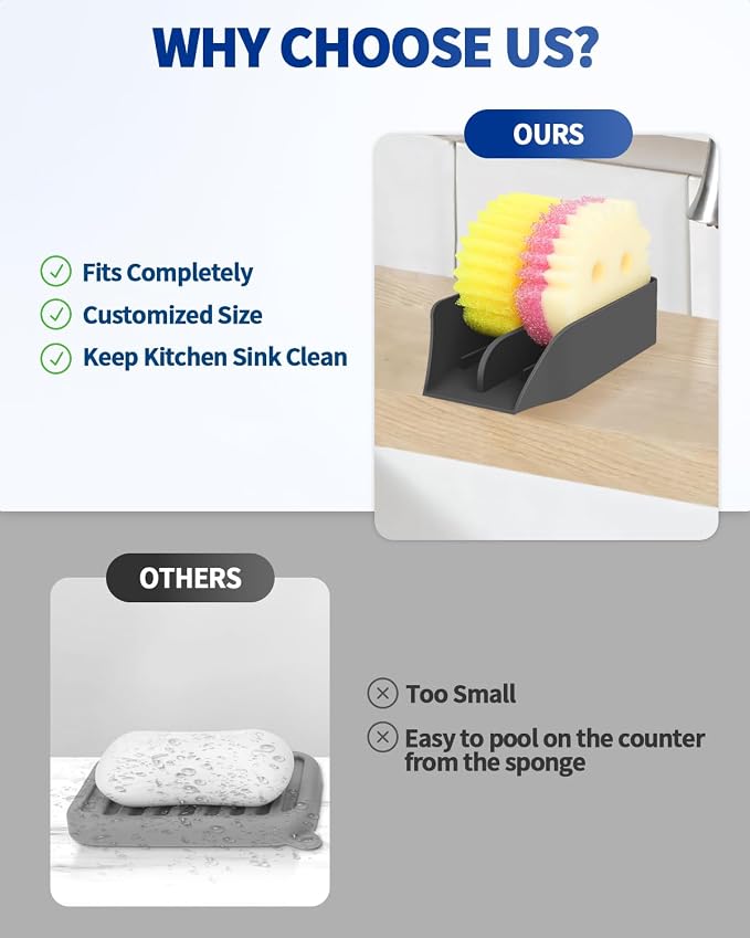 Smiley Face Sponge Holder for Scrub Daddy Kitchen Sink - Image 5