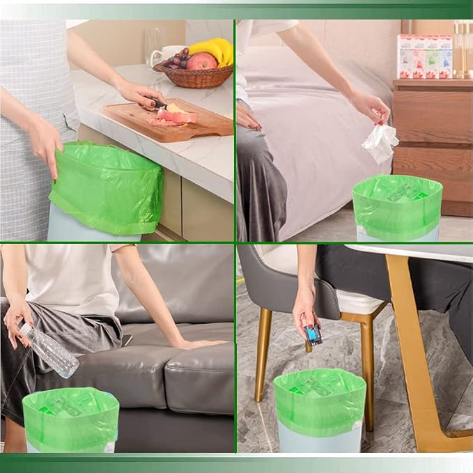 Small Trash Bags, Biodegradable 2.6 Gallon Extra Thick Garbage Bags, Recycling - Image 6